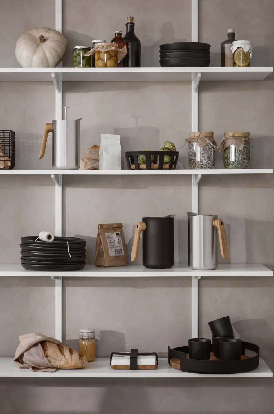 Hot Eva Solo Nordic Kitchen Stempelkande m. Termo 1 L, Stål/Eg