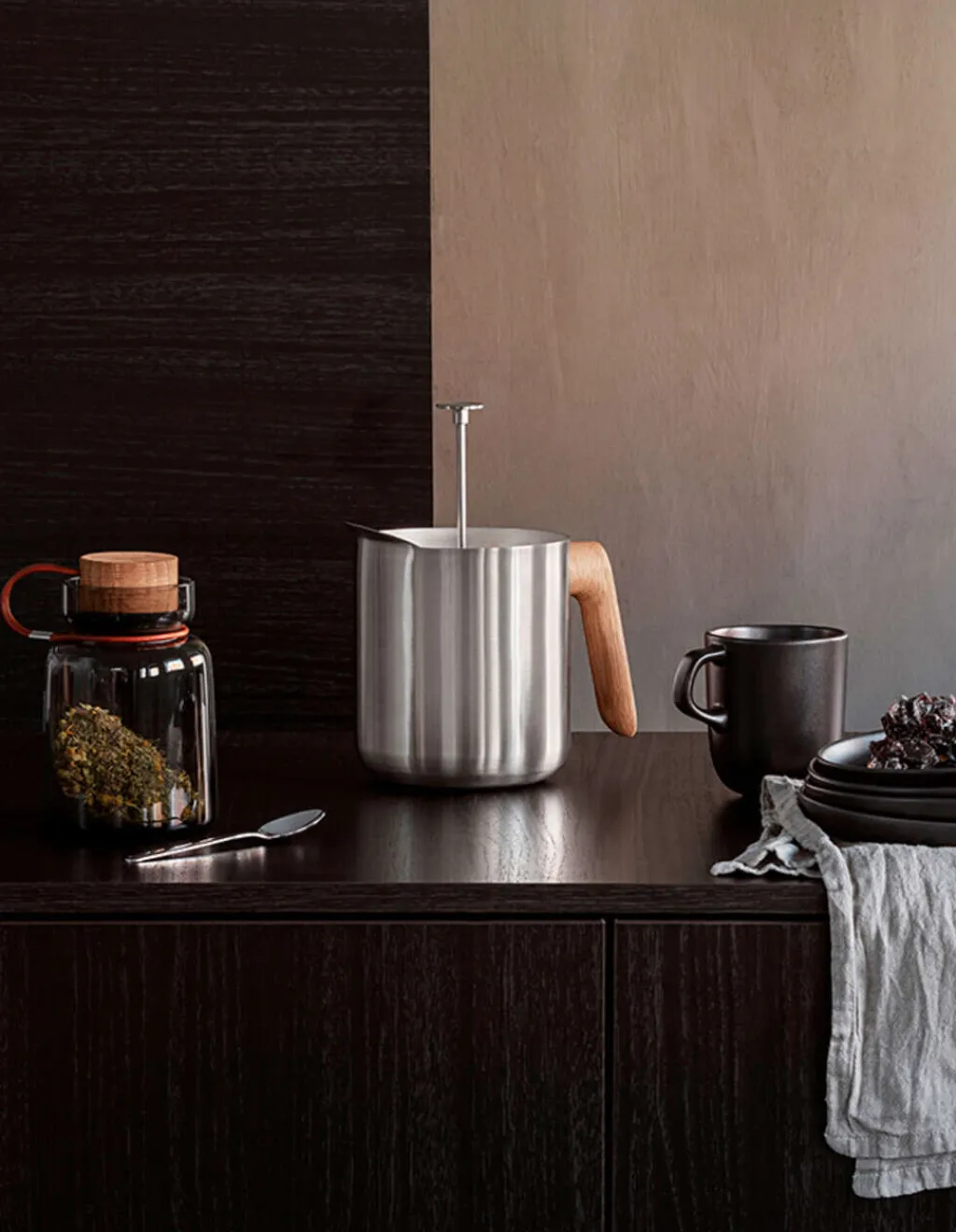 New Nordic Kitchen Stempeltekande m. Termo 1 L Stempelkander