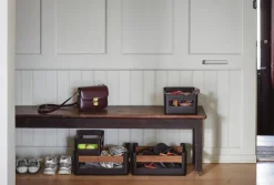 Online Nordic Kitchen Viktualiekasse 38x27x16 cm, Sort Kurve Og Kasser