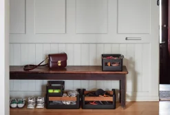 Online Nordic Kitchen Viktualiekasse 38x27x16 cm, Sort Kurve Og Kasser