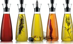 Hot Olie-/eddikeflaske Drypfri, Borosilikat Glas Dressingflasker, Olie- Og Eddikeflasker|Opbevaring Til Køkkenet