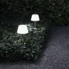 Best SunLight Lampe m. Spyd H37 cm, Hvid/Stål Lamper Til Haven Og Terrassen|Solcellelamper