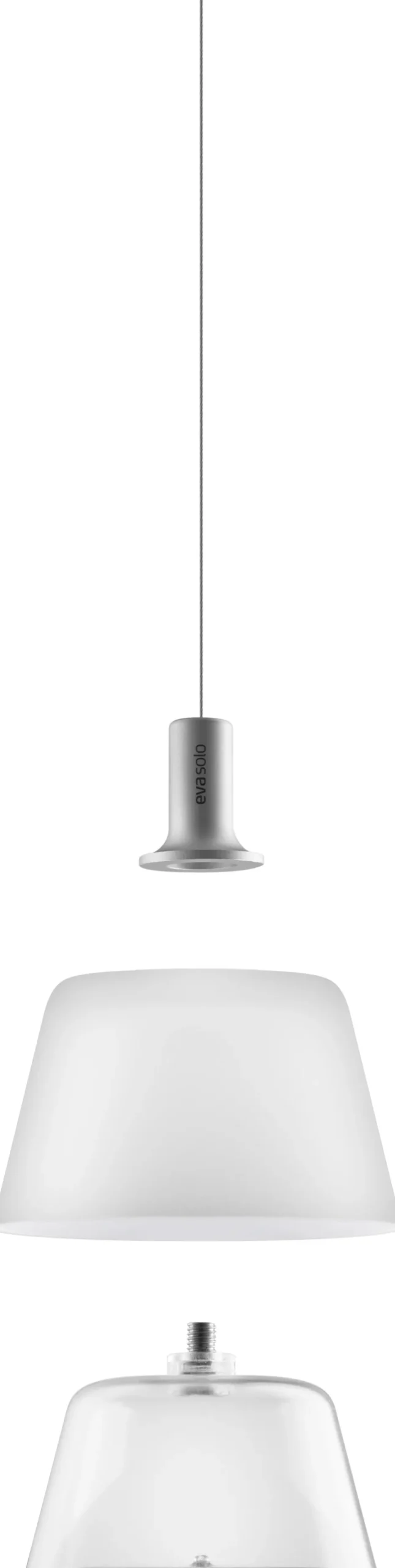 Eva Solo SunLight Pendel Ø13,2 cm, Hvid/Stål