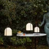 Online SunLight Solcellelanterne H100 cm, Hvid/Sort Lamper Til Haven Og Terrassen|Solcellelamper