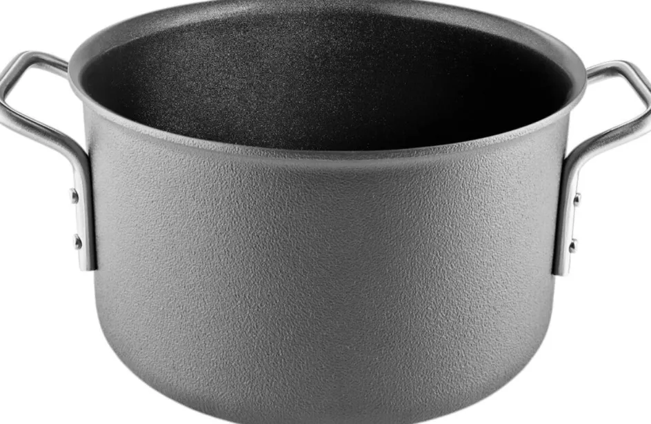 Online Eva Trio Grey Line Gryde m. Keramisk Slip-Let Belægning 20 cm/3,8 L, Grå