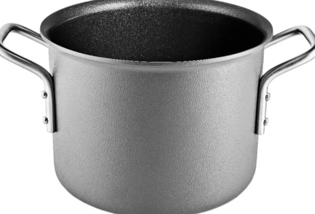 Hot Grey Line Gryde m. Keramisk Slip-Let Belægning 16 cm/2,5 L, Grå Gryder Og Kasseroller