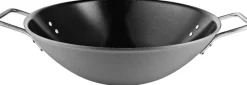 Outlet Eva Trio Grey Line Wok m. Keramisk Slip-Let Belægning 32 cm/5 L, Grå