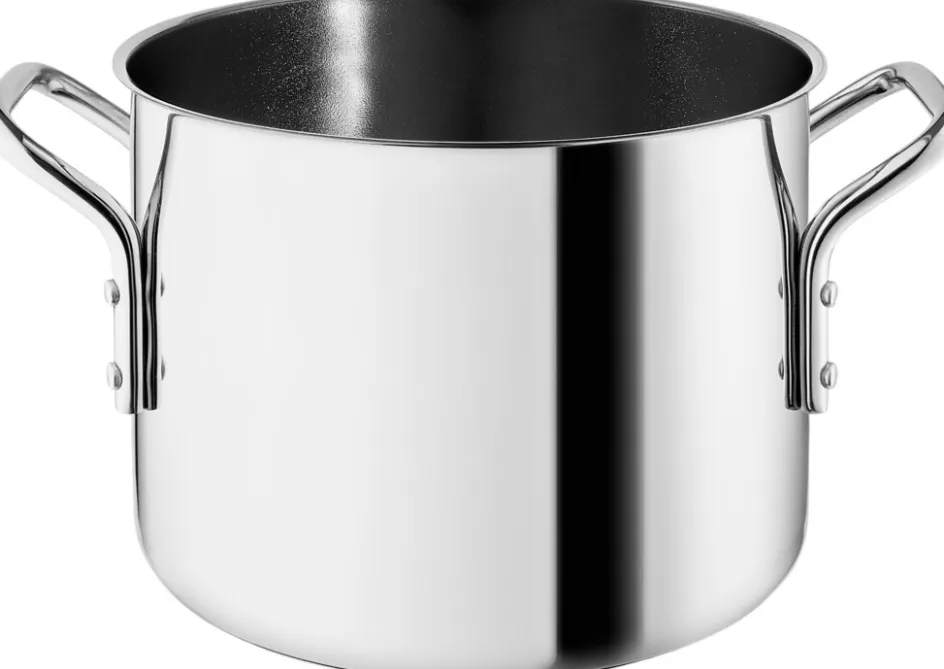 Outlet Eva Trio Gryde m. Keramisk Slip-Let Belægning 16 cm/2,2 L, Recycled Stål
