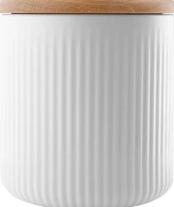 Hot Eva Trio Legio Nova Opbevaringskrukke 0,7 L/H12,5 cm, Hvid
