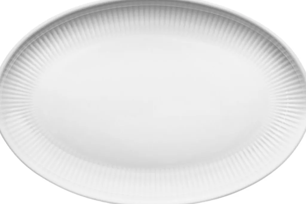 Eva Trio Middagstallerkener > Legio Nova Oval Coupe Tallerken 24,5 cm, Hvid