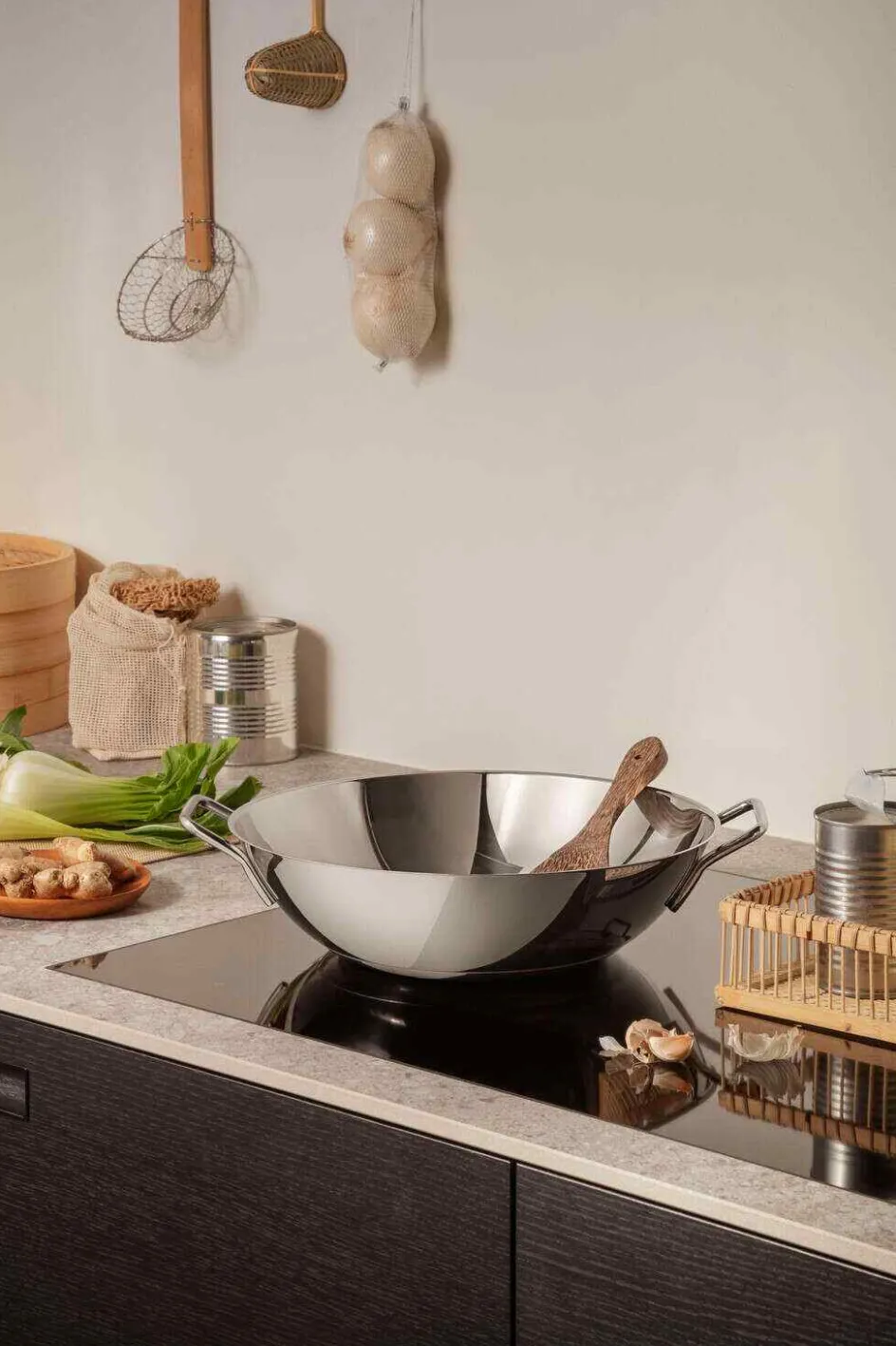 Hot Eva Trio Multi Wok 32 cm, Recycled Stål