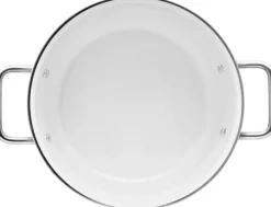 Eva Trio Gryder Og Kasseroller > White Line Gryde m. Keramisk Slip-Let Belægning 24 cm/7 L, Hvid Recycled Stål