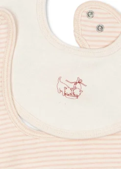 Best Fanga Fontana Fio Stripe Hagesmæk 2 stk, Blush Mix