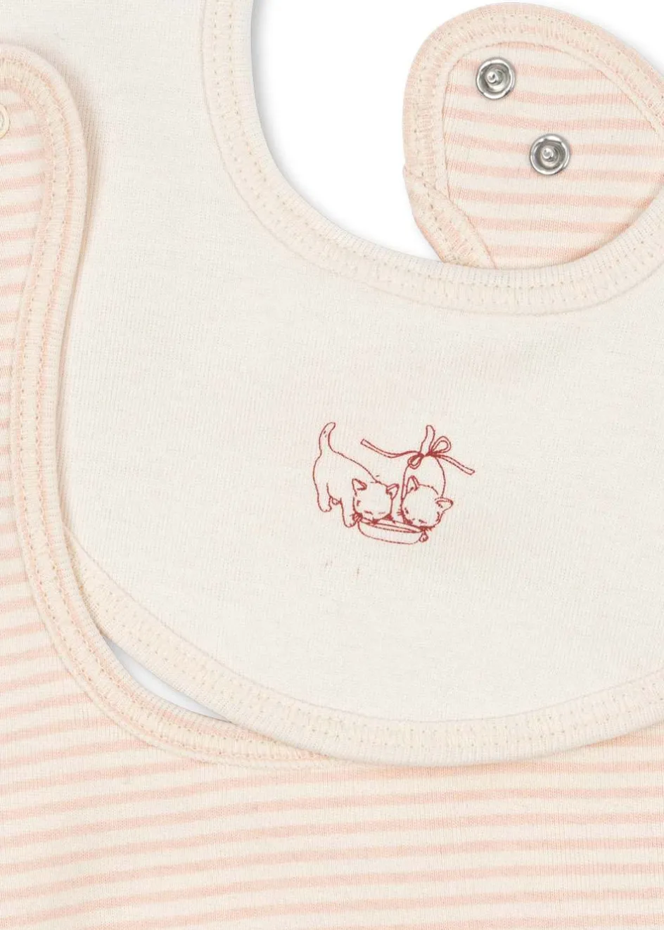 Best Fanga Fontana Fio Stripe Hagesmæk 2 stk, Blush Mix