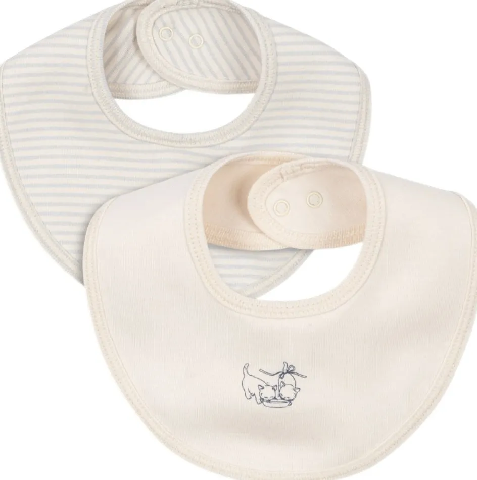 Hot Fanga Fontana Fio Stripe Hagesmæk 2 stk, Blue Mix
