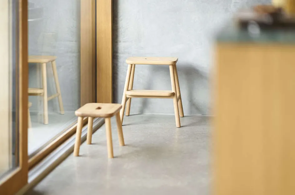 FDB Møbler J180 Sønderup Trappestige H44,5 cm, Eg