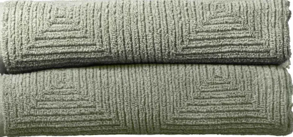 Discount FDB Møbler R33 Kirkeby Håndklæde 2 stk. 50x90 cm, Sea Spray