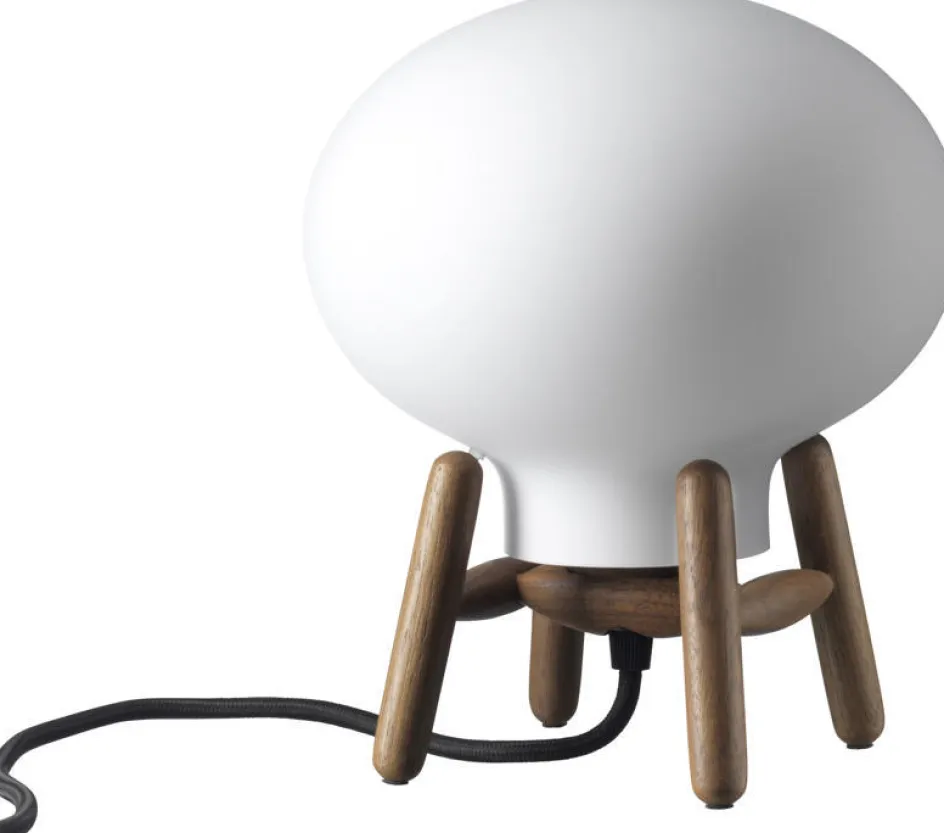 Sale FDB Møbler U6 Hiti Mini Bordlampe H22 cm, Valnød/Opal