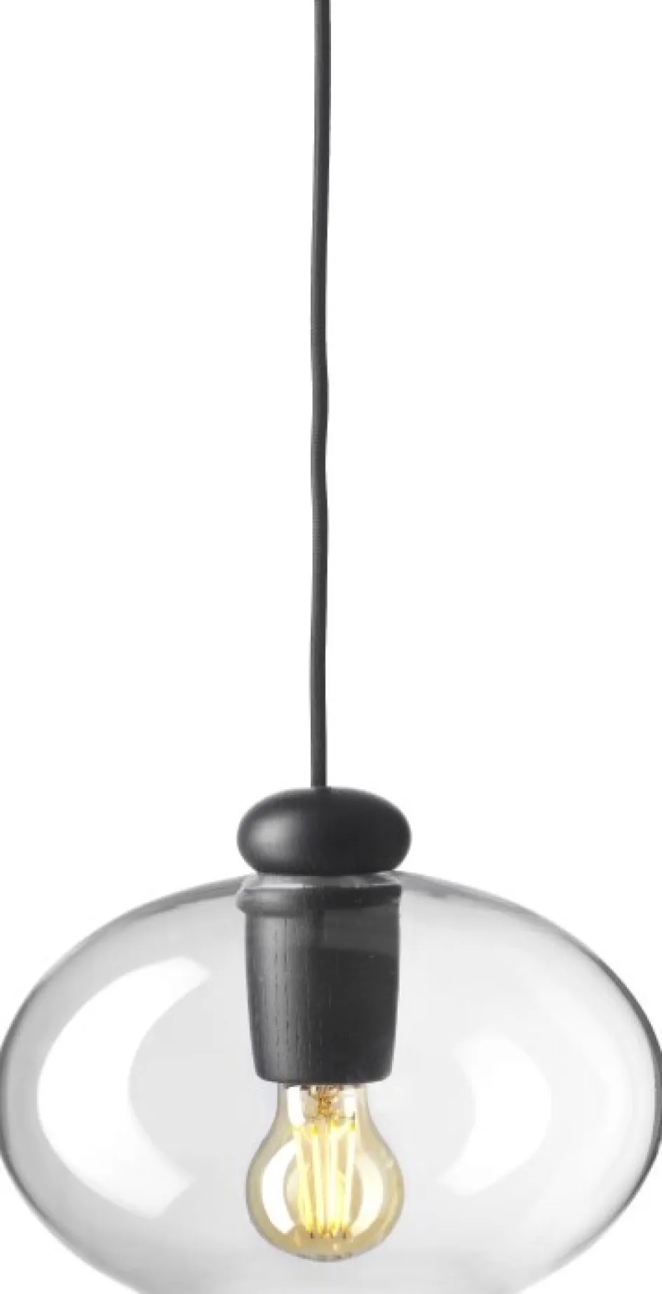 Discount FDB Møbler U2 Hiti Pendel Ø26 cm, Sort