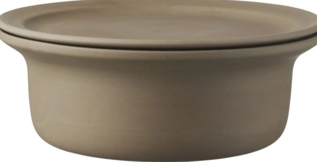 Clearance V22 Ildpot Låg t. Skål , Brun Skåle|Spisestue