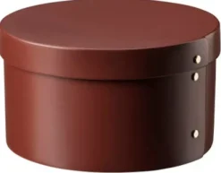 Outlet FDB Møbler X3 Drejø Opbevaringsboks , Oxide Red