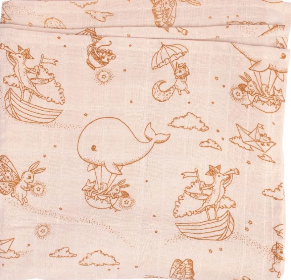 Clearance FILIBABBA Babysvøb 120x120 cm, Dreamy Adventurers