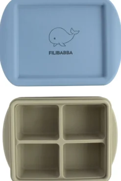 FILIBABBA Frysebakke t. Babymad 2 stk. 65 ml, Ocean Mix