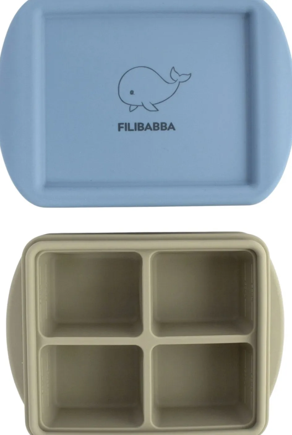 FILIBABBA Frysebakke t. Babymad 2 stk. 65 ml, Ocean Mix