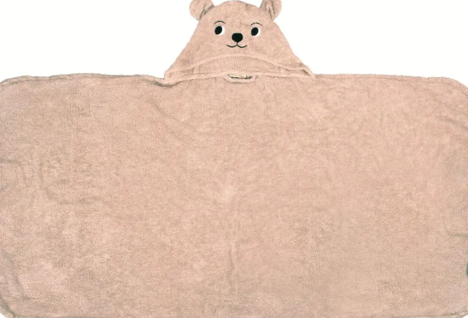 Clearance FILIBABBA Håndklæde m. Hætte 70x140 cm, Bjørn