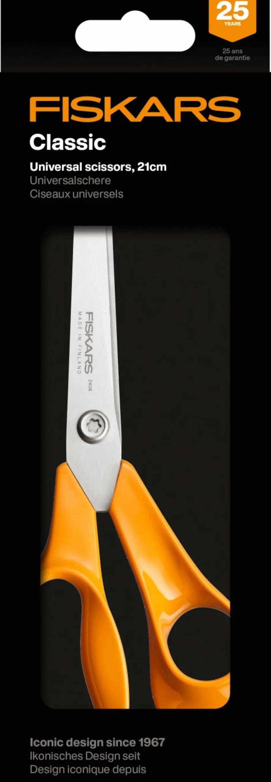 Best Fiskars Classic Universalssaks 21 cm, Orange