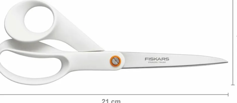 Fiskars Functional Form Universalsaks 21 cm, Hvid