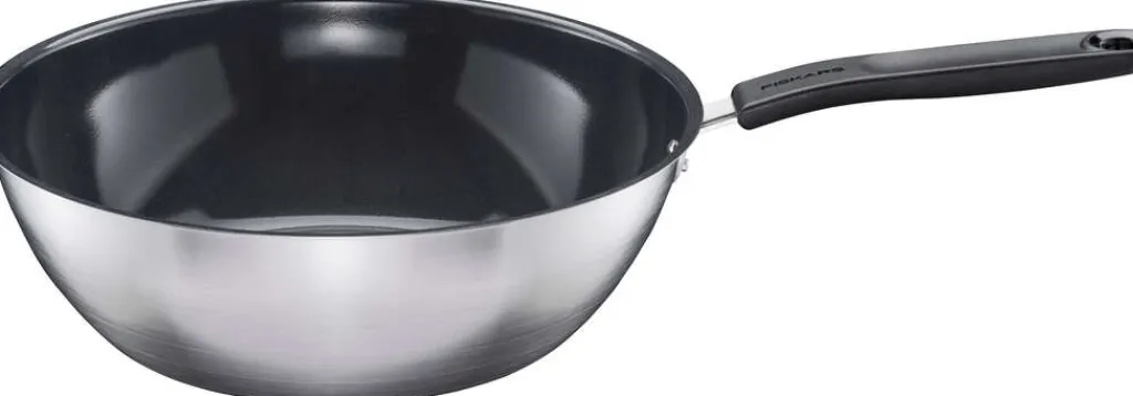 Fiskars Pander > Functional Form Wok 28 cm, Rustfrit Stål