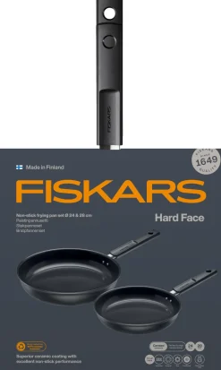 Sale Fiskars Hard Face Stegepandesæt 2 stk.