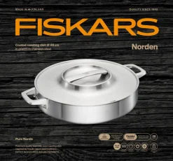 Fiskars Pander > Norden Steel Stegefad m. Låg 28 cm