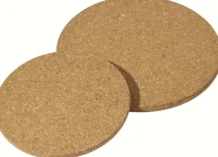 Hot Funktion Bordskåner 2 stk, Ø17/22 cm, Kork