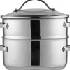 Clearance Dampgryde Ø20 cm/2 L, Rustfri Stål Gryder Og Kasseroller