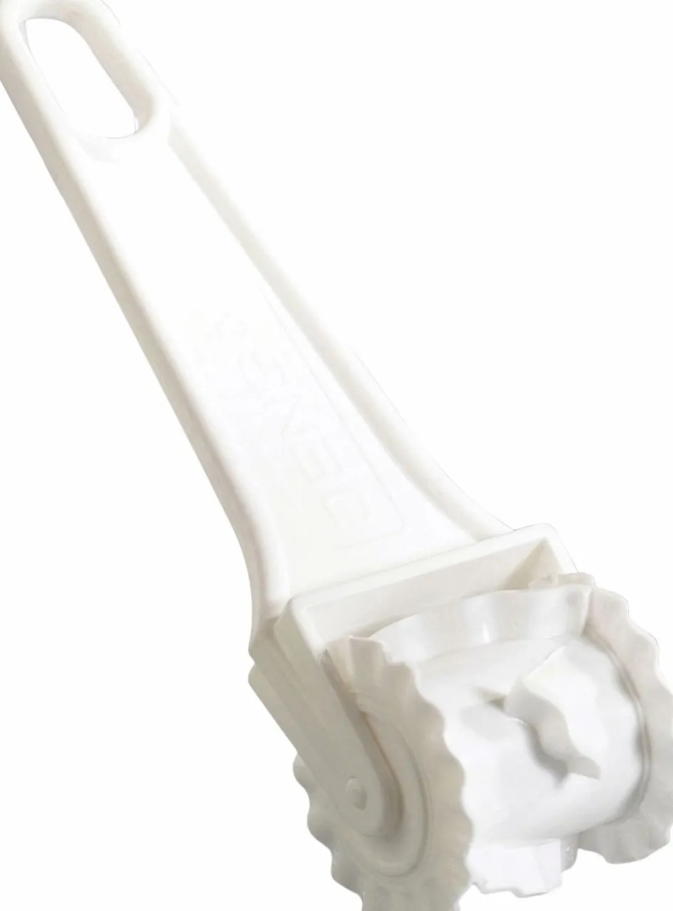 Discount Funktion Dobbelt Klejnespore 15 cm, Hvid
