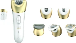 Clearance GA.MA Professional Epilator, Hvid/Guld