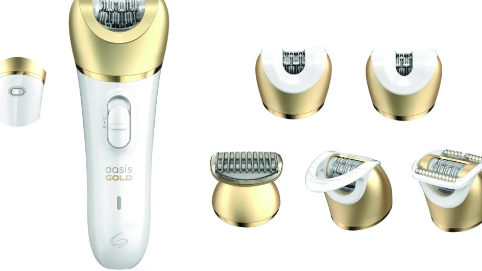 Clearance GA.MA Professional Epilator, Hvid/Guld