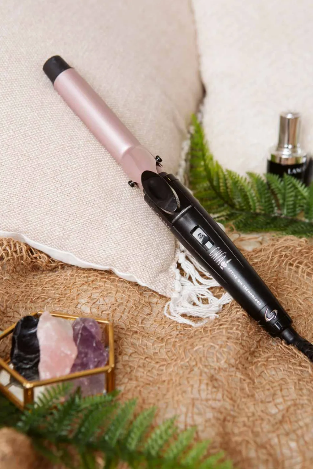 GA.MA Professional Krøllejern > Krøllejern, Sort/Pink