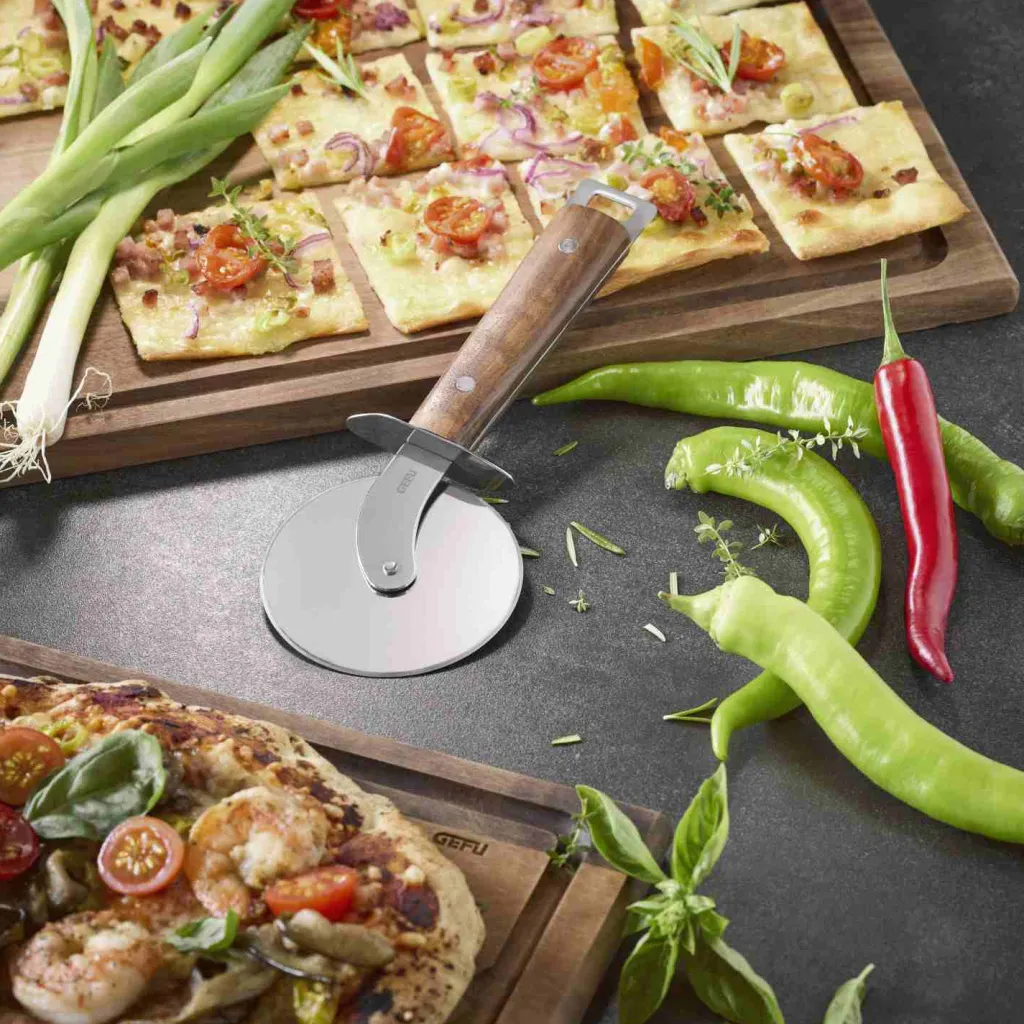 Best MADERO Pizzaskærer 22,5 cm, Rustfrit Stål Pizza Og Pasta
