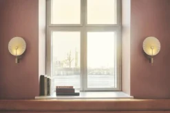 Online GEJST Liris Væglampe 45,5 cm, Messing