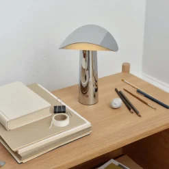 GEJST Bordlamper|Trådløse Lamper > Lium Trådløs Bordlampe H22,5 cm, Krom