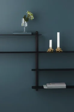 GEJST Hylder > Nivo Hylde B 118 cm, Sort Ask/Sort
