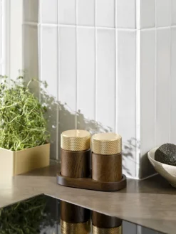 Sale GEJST Sina Salt- og Peberkværn, Mørk Ask