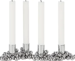 GEJST Molekyl 4 Lysestage H3,3 cm, Krom