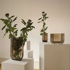 Sale Vima Vase H19,5 cm, Smoked Vaser