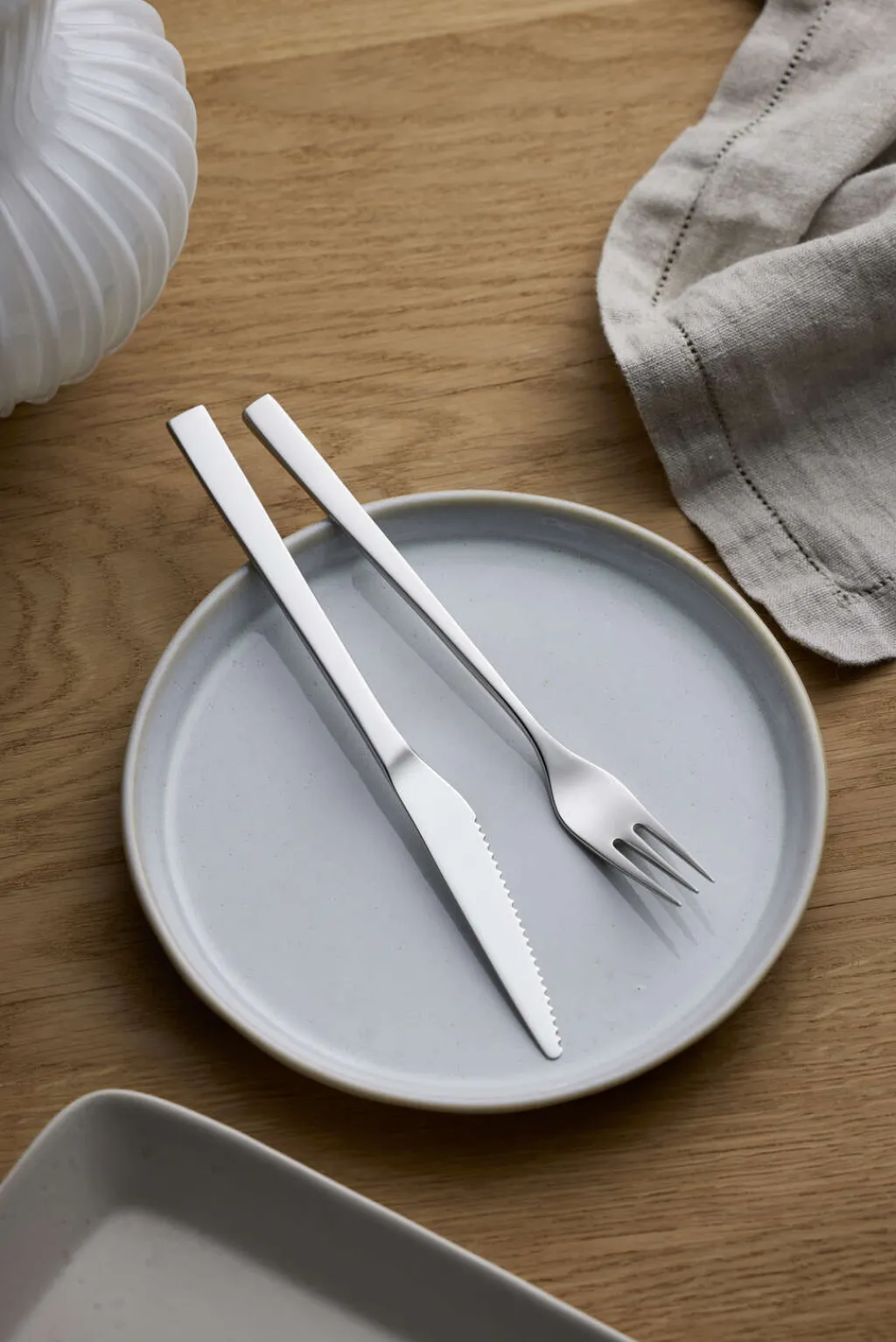 Clearance Fuga Steakbestik/Grillbestik 12 Dele, Mat/Blankt Stål Steakbestik
