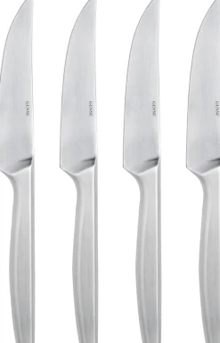 New Gense Norm Steakkniv 4 stk, Mat Stål