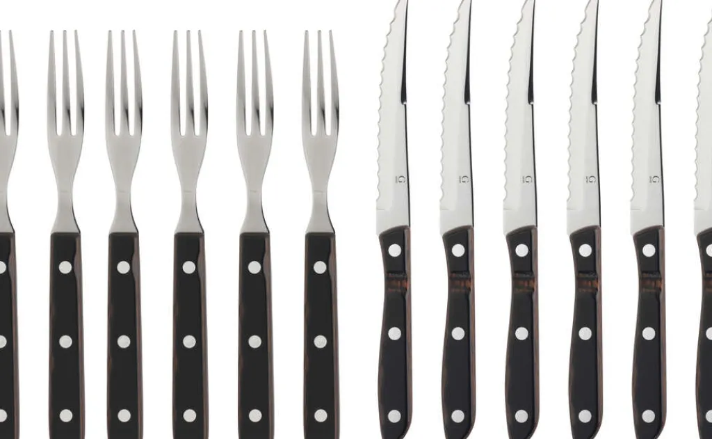 Gense Steakbestik|Bestiksæt > Old Farmer Classic Steakbestik , Træ/Stål